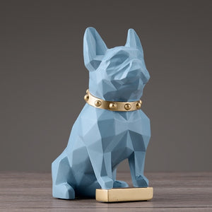 French Bull Dog Statue