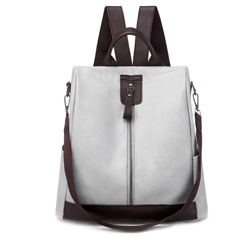 3 in 1 Retro Leather Backpack