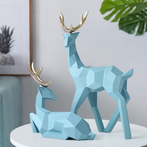 Abstract Deer Statues